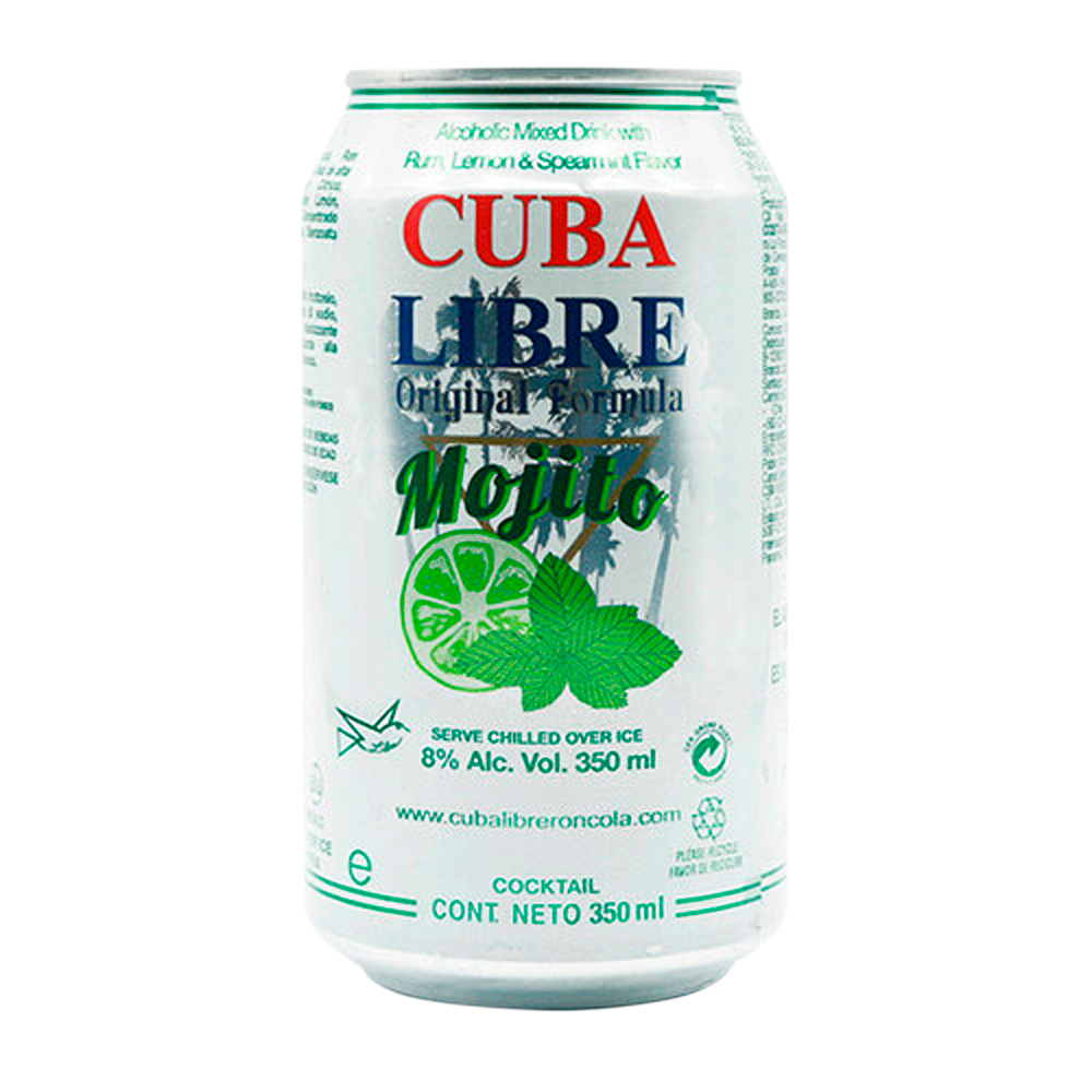 Cuba Libre Original Drink Mojito Lata 355ml